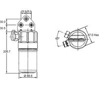 MAHLE AD 187 000S Essiccatore, Climatizzatore per AUDI