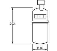 Mahle Original Essiccatore climatizzatore AD 275 000S per Renault Kangoo, Scenic II