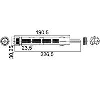 MAHLE AD 289 000P condizionatore per asciugatrice adatto per Renault Laguna III Grandtour (KT0/1)