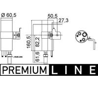 MAHLE AD 290 000P phon e accumulatore filtro