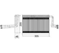 MAHLE ORIGINAL Evaporatore climatizzatore