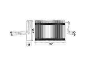 Mahle AE 113 000s Vaporizzatore Climatizzatore per BMW E81 E87 E82 E88 E90 E91