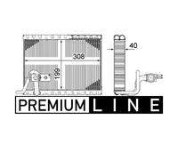 Mahle AE 124 000p Vaporizzatore Climatizzatore per Citroën C4 I Peugeot 3008 DS