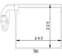 MAHLE ORIGINAL AE 145 000P Evaporatore climatizzatore