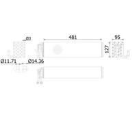 MAHLE ORIGINAL AE 192 000S Evaporatore climatizzatore