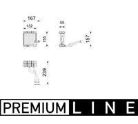 MAHLE AE 261 000P Evaporatore climatizzatore