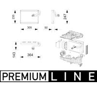 MAHLE ORIGINAL AE 269 000P Evaporatore climatizzatore