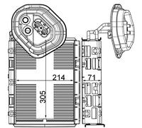 MAHLE AE 4 000P evaporatore