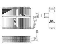 MAHLE AE 53 000P Evaporatore BEHR Premium Line