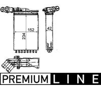 MAHLE AH 116 000P scambiatore di calore per interni
