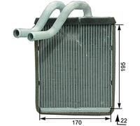 MAHLE ORIGINAL AH 179 000P Scambiatore calore per riscaldamento abitacolo