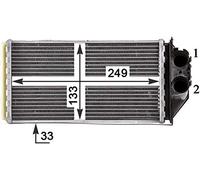 MAHLE AH 187 000P scambiatore di calore per interni
