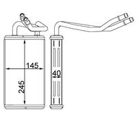 MAHLE AH 230 000S scambiatore di calore per interni