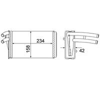 MAHLE AH 54 000S scambiatore di calore per interni
