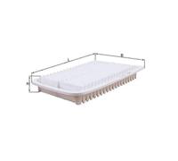 Mahle Air Filter LX4476 Fits Suzuki Fits Suzuki - OE Matching Quality 25-26s