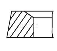 MAHLE Anelli Pistone Set Anelli Pistone Chiave Anelli Per Porsche 911 Targa