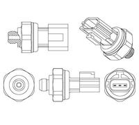 MAHLE ASE 11 000P Interruttore a pressione, Climatizzatore per HYUNDAI,KIA