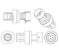 MAHLE ORIGINAL ASE 4 000P Pressostato aria condizionata