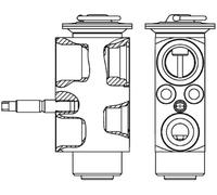 MAHLE AVE 113 000P Valvola ad espansione, Climatizzatore per BMW,MINI