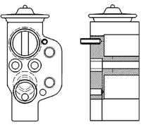 MAHLE AVE 115 000P Valvola espansione climatizzatore