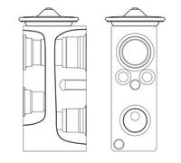 MAHLE ORIGINAL AVE 3 000S Valvola espansione climatizzatore