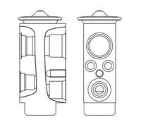 Valvola di espansione, impianto di climatizzazione MAHLE AVE 6 000S
