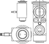 MAHLE AVE 66 000P Valvola ad espansione, Climatizzatore per LAND ROVER,VOLVO