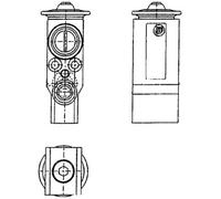 MAHLE AVE 90 000P Valvola ad espansione, Climatizzatore per OPEL,PEUGEOT,SAAB,SE