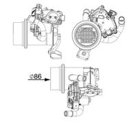 Radiatore, ricircolo gas di scarico MAHLE CE 18 000P