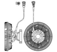 MAHLE CFC 226 000P Giunto di collegamento, Ventilatore radiatore per VOLVO