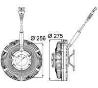 MAHLE ORIGINAL CFC 97 000P Frizione ventola
