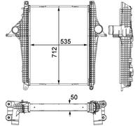 MAHLE CI 147 000P Intercooler per MAN
