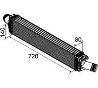 Intercooler MAHLE CI 169 000P