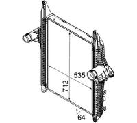 MAHLE CI 178 000P Intercooler per MAN