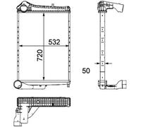 MAHLE CI 182 000P Intercooler per RENAULT TRUCKS,VOLVO