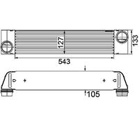 MAHLE CI 193 000P Intercooler BEHR Premium Line