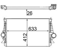 MAHLE ORIGINAL CI 197 000S Intercooler