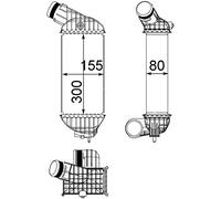 MAHLE CI 211 000P Intercooler BEHR Premium Line