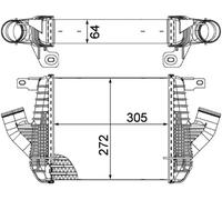 5001873638 Intercooler per RENAULT MAXITY DAL 2007 IN POI NUOVO - ORIGINALE