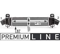 MAHLE CI 25 000P Intercooler BEHR Premium Line