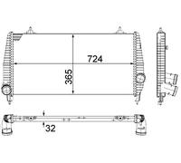 MAHLE CI 266 000P Intercooler BEHR Premium Line
