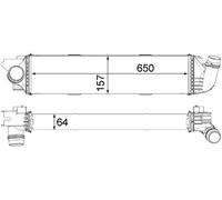 Intercooler MAHLE CI 31 000P
