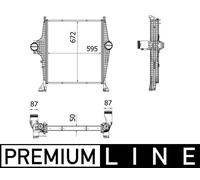 MAHLE CI 32 000P Intercooler per MERCEDES-BENZ