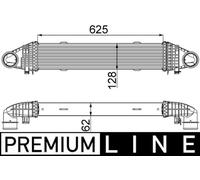 MAHLE CI 358 000P Intercooler