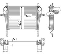 MAHLE CI 37 000P Intercooler per IVECO
