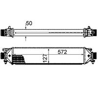MAHLE ORIGINAL CI 427 000S Intercooler