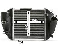 Intercooler Sinistro MAHLE Per AUDI A4 B6 (8E2)