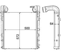 MAHLE CI 456 000P Intercooler per RENAULT TRUCKS,VOLVO