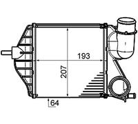 MAHLE CI 459 000P Intercooler