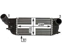 MAHLE CI 466 000P Intercooler BEHR Premium Line